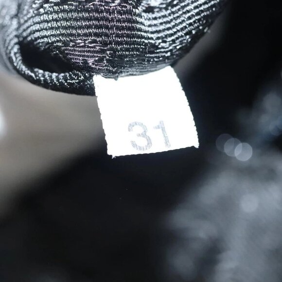 PRADA Hand Bag Nylon Khaki Silver Auth - Picture 14 of 16